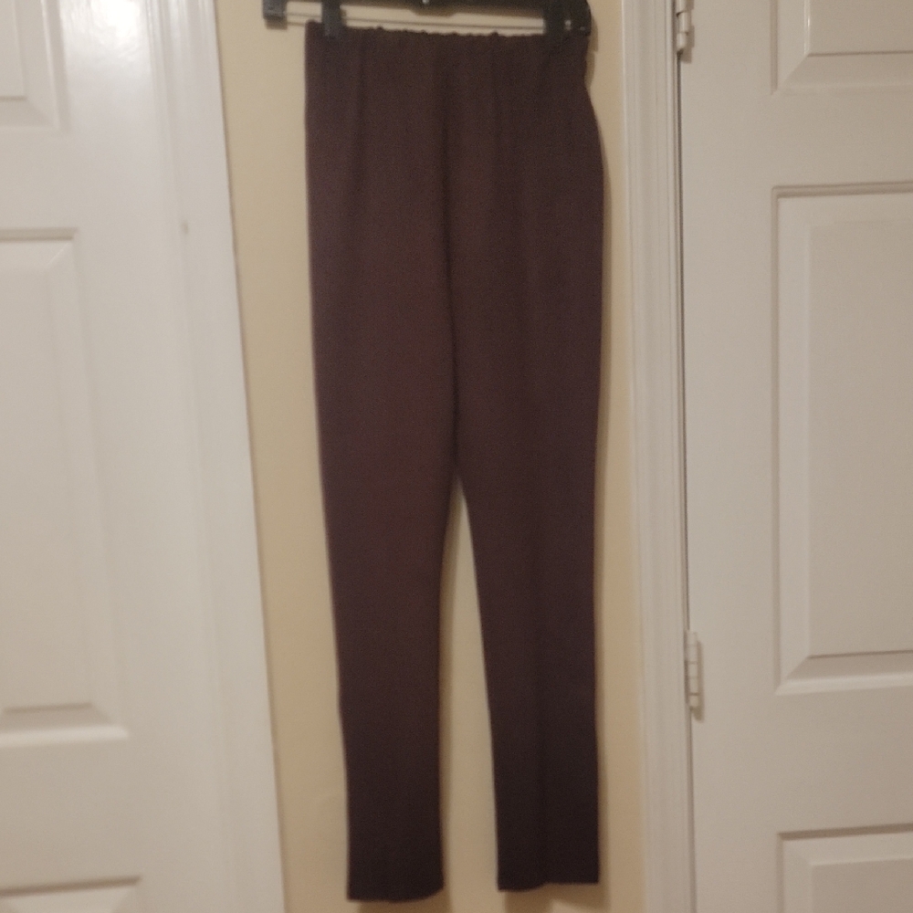 Avec Les Filles Dark Brown Pull-On Leggings